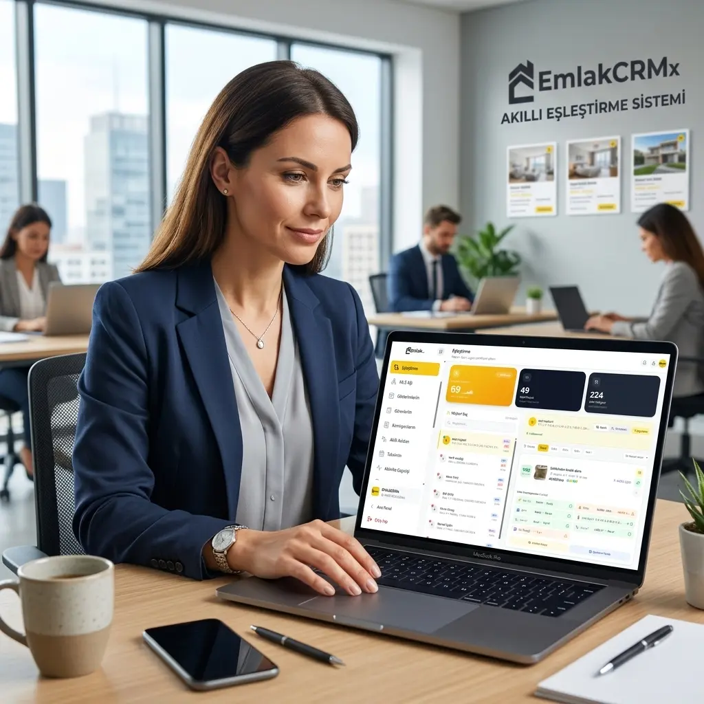 EmlakCRMx CRM akıllı eşleştirme — müşteri taleplerini portföyle eşleştir